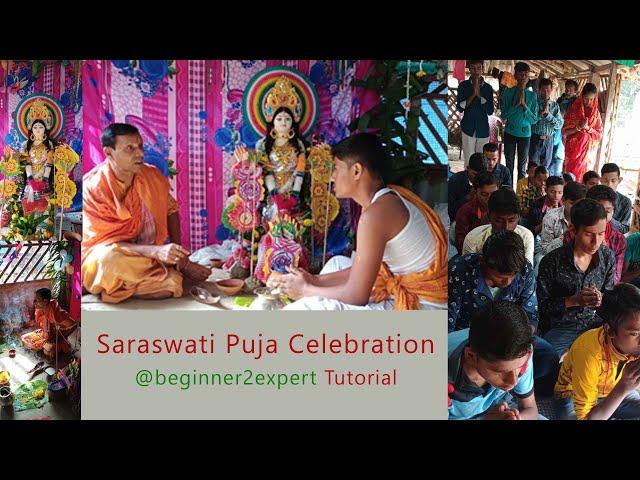 Saraswati Puja or Basant Panchami (2023) Celebration @beginner2expert tutorial | 2023 Event