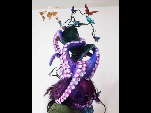 Octopus Hat by Nenad Michich, Nenad Michich Art, Bulgaria