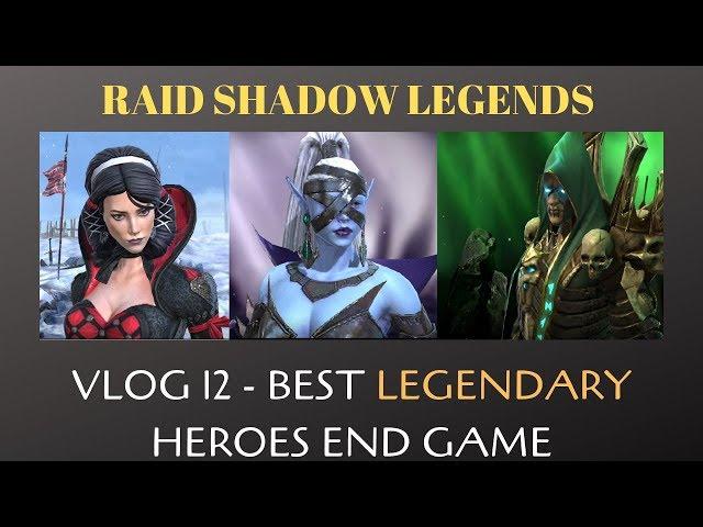 Raid Shadow Legends: SKNOVA Vlog 12 - Best Legendaries for the End Game Clan Boss