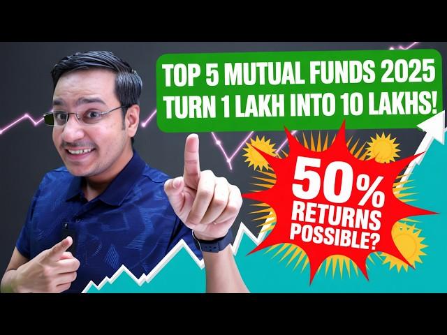 Best 5 Mutual Funds to Invest Now  | SIP Ke Liye Top 5 Funds for Beginners (2025)