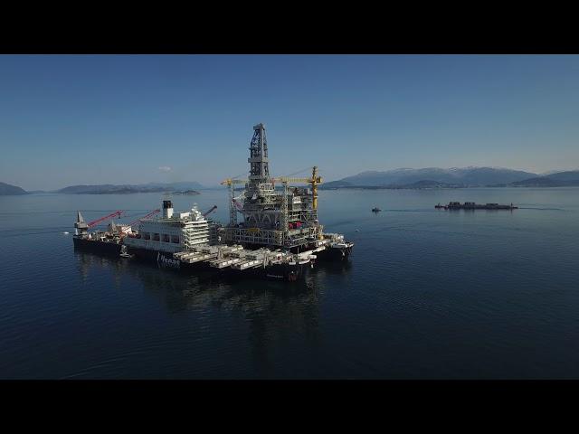 Video: Pioneering Spirit Installing the Johan Sverdrup DP Topsides