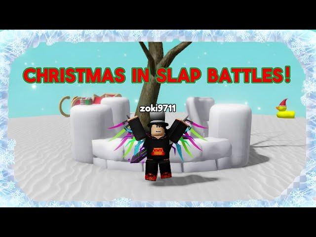 Christmas is here in Slap Battles!