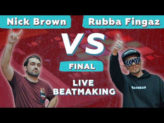 Nick Brown vs Rubba Fingaz, Final Live Beatmaking (Fingerdrumming)| V1 Battle 21.01.2022