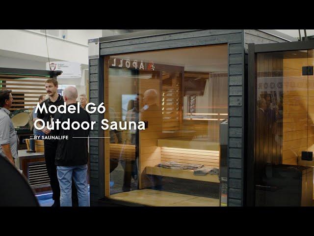 Saunalife G6 Modern Outdoor Sauna - Feature Overview