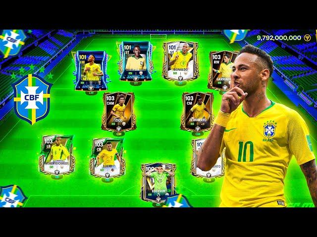 BRAZIL - All Time Best Ever Squad Builder || Pele, R9, Neymar || FC MOBILE 25