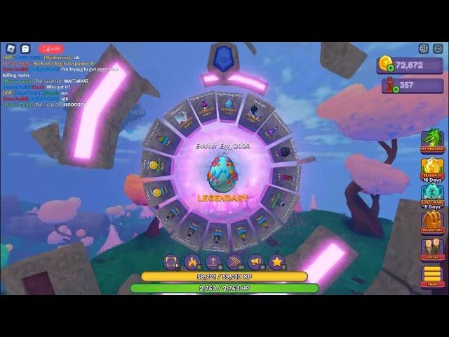 Spinning Easter Event Wheel 73 Times (Part 2) Dragon Adventures - Roblox