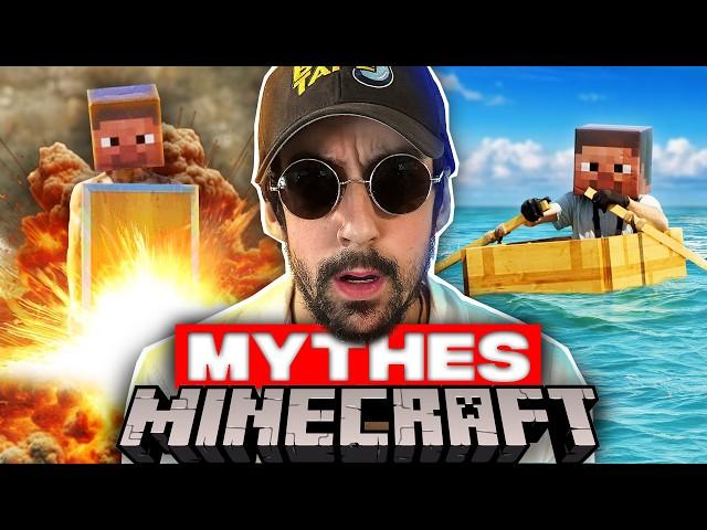 SCIENCE VS MINECRAFT (DEBUNK DE MYTHES IRL)