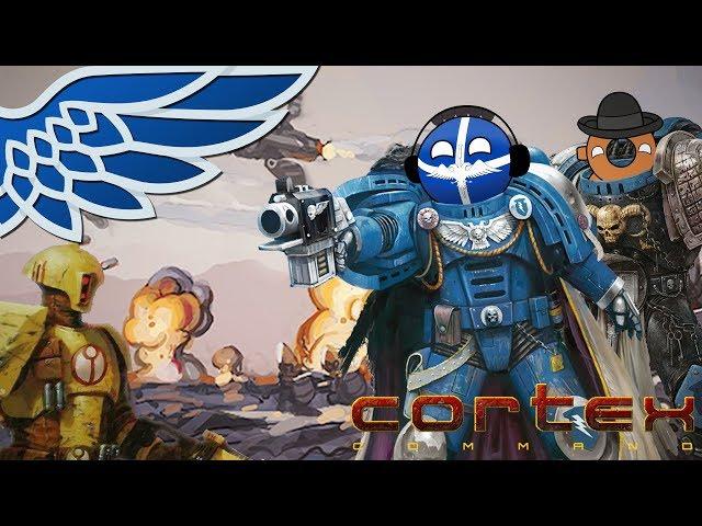 CORTEX COMMAND 40K | Multiplayer Space Marines vs Tau - Cortex Command Let's Play Gameplay