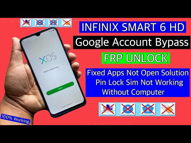 Infinix Smart 6 Hd Frp Bypass/Unlock Google Account Lock || Infinix smart 6 hd frp unlock without pc