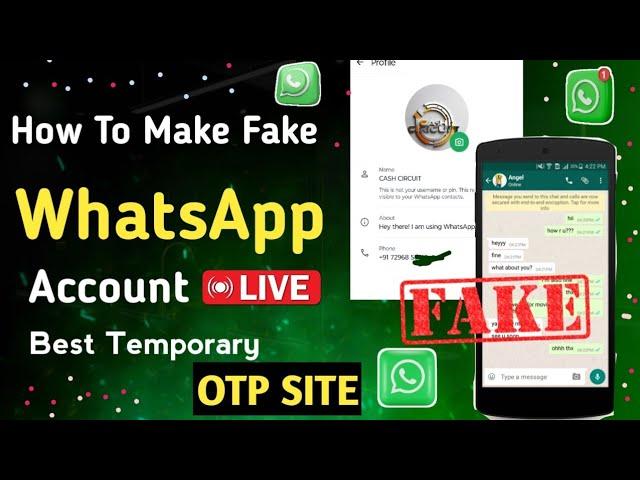  Indian Fake WhatsApp Account  || BEST OTP SITE  || Ekdum Free ||  Fake Unlimited Telegram !!