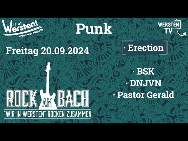 Rock am Bach "Wir in Wersten" Rocken zusammen - Punk Freitag