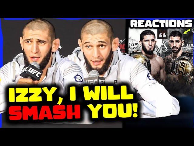 Khamzat Chimaev RESPONDS to Israel Adesanya's CALLOUT, Topuria vs Makhachev REACTIONS, more!