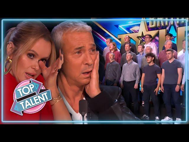 SENSATIONAL Welsh Male Choir Has Judges In TEARS In Britain's Got Talent Audition 2023