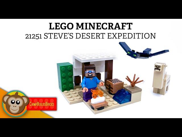 Lego Minecraft - 21251 Steve's Desert Expedition Speedbuild