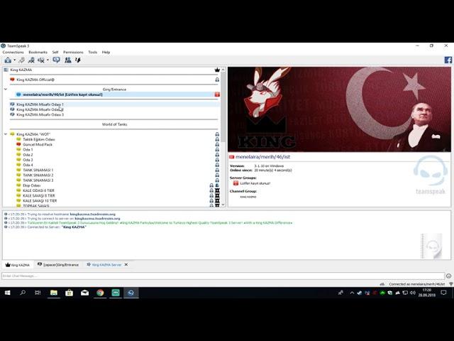 eski sürüm Teamspeak3 ( ts3) nasıl kurulur 2018