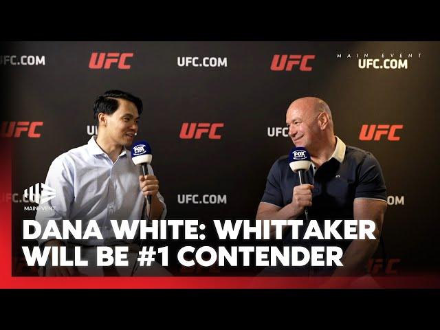 UFC 308 | Dana White EXCLUSIVE Interview - Praises Volk & Whittaker