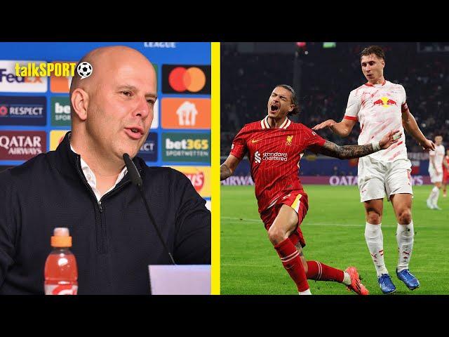 Arne Slot CLASHES With Reporter After Liverpool Beat RB Leipzig In DEBATE On DOMINANCE In The Game 