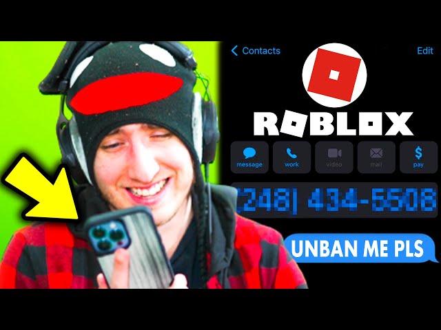 I Called Roblox to Unban My Account