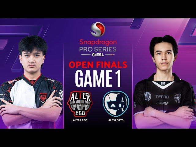 ALTER EGO vs AI ESPORTS GAME 1 | SNAPDRAGON PRO SERIES OPEN FINALS AE vs AI