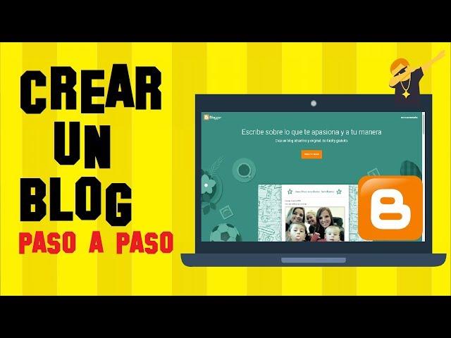 Cómo crear un Blog GRATIS ▶Crear Blog en BLOGGER FÁCIL◀ Paso a Paso 