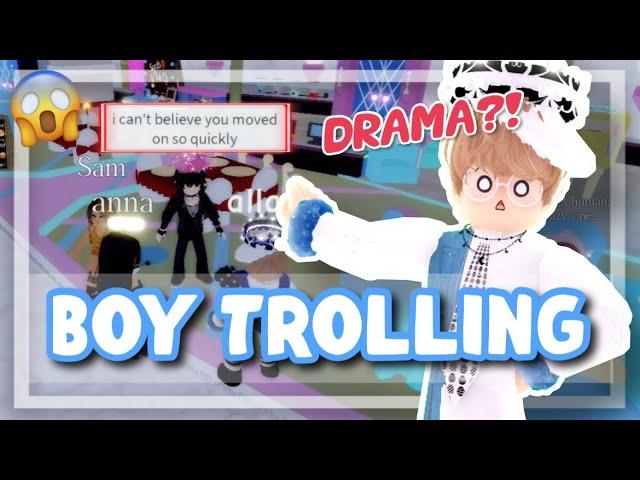 BOY TROLLING CAUSES DRAMA in ROYALE HIGH??