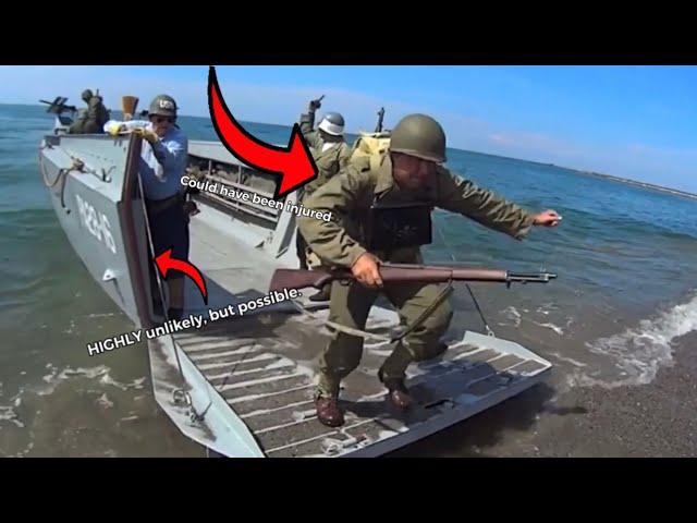 Why don’t reenactors pretend to die on the boats? | D-day Ohio reenactment EXPLAINED