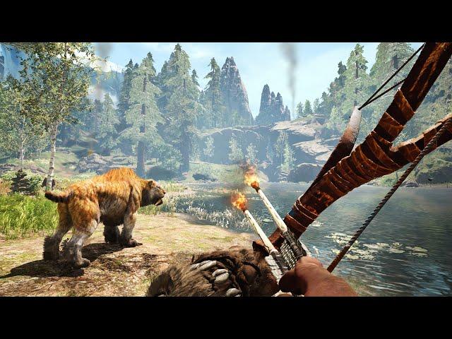 HUNTING WITH A SABERTOOTH! - Far Cry Primal - Part 3