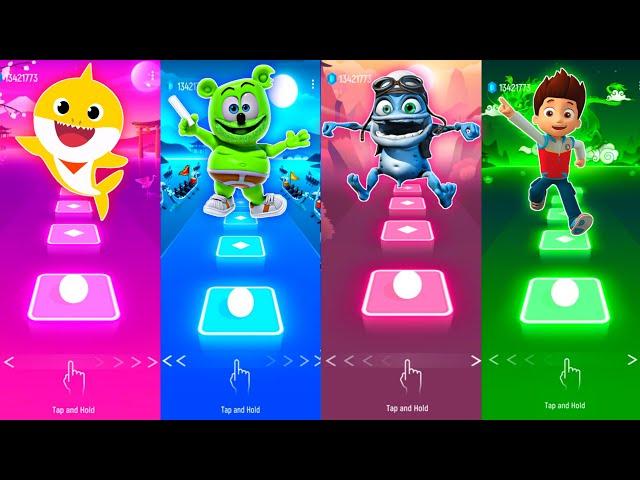 Tiles Hop - Baby Shark vs Gummy Bear vs Crazy Frog Vs Paw Patrol