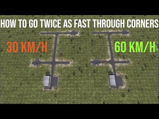 Go twice as fast through corners | QuickTips | Workers & Resources: Soviet Republic