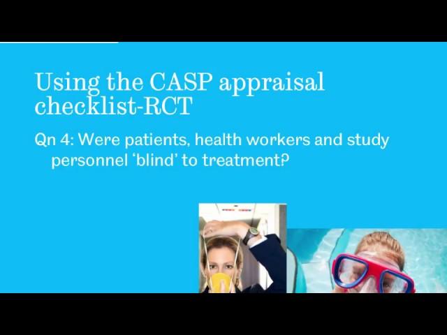 Critical Appraisal with CASP Part 3