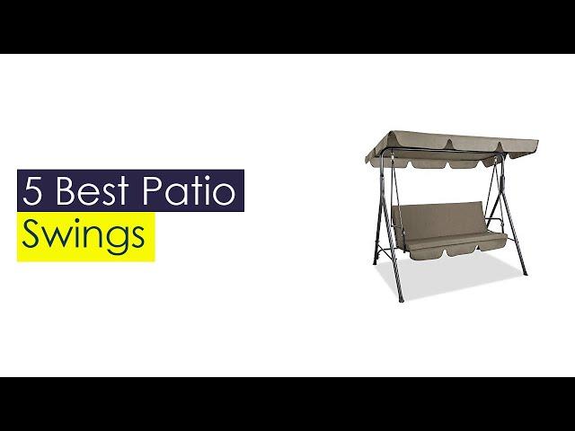 #5 Best Patio Swings In 2021