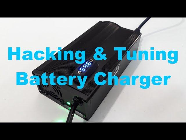 Hacking & Tuning E-bike battery charger, English