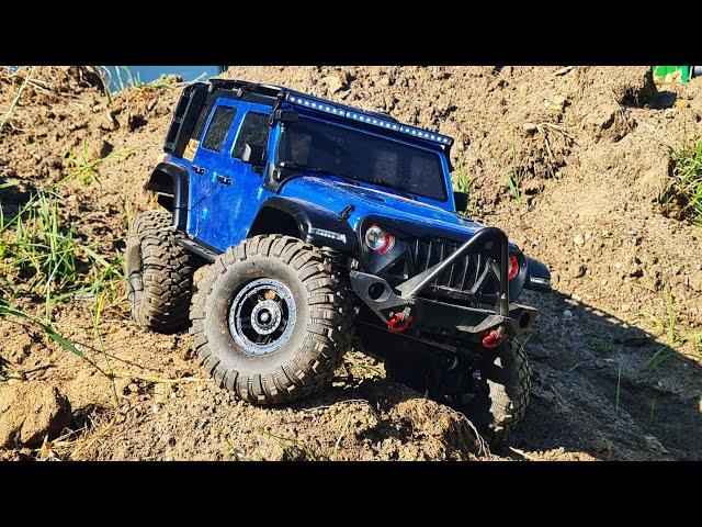 Like Traxxas, but 2 times CHEAPER! ... Test of the updated version of JEEP Wrangler R1011 4x4