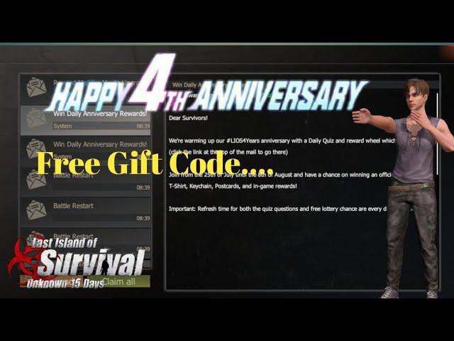 Last Day Rules Of Survival // Gifts Codes // Last Island Of Survival