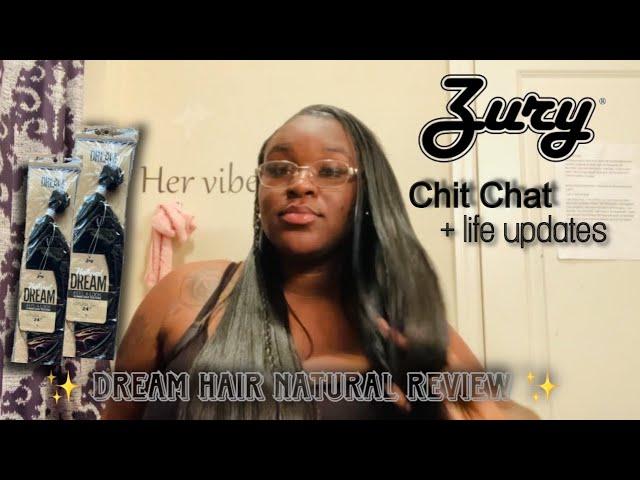 QUICKWEAVE TUTORIAL | ZURY DREAM HAIR REVIEW  CHIT CHAT + LIFE UPDATES 