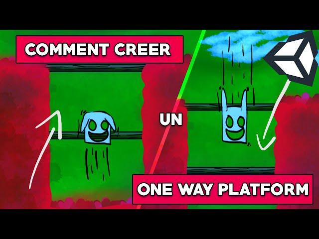 TUTO UNITY FR : Comment créer un one way platform !