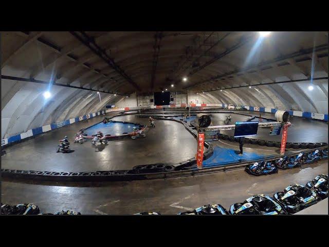 WIDE SHOT OF M4 KARTING PIT-BIKE SUPERMOTO NIGHT 8/12/24