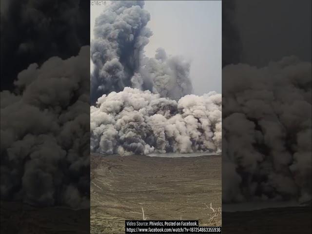 Watch a Large Volcanic Eruption Occur at the Taal Volcano