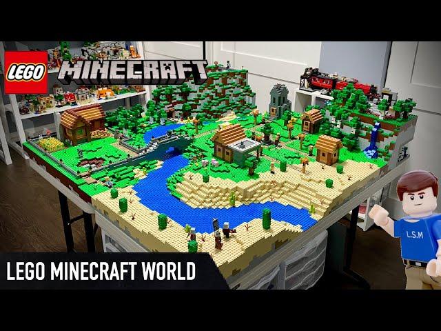 Massive lego Minecraft world MOC (full review)