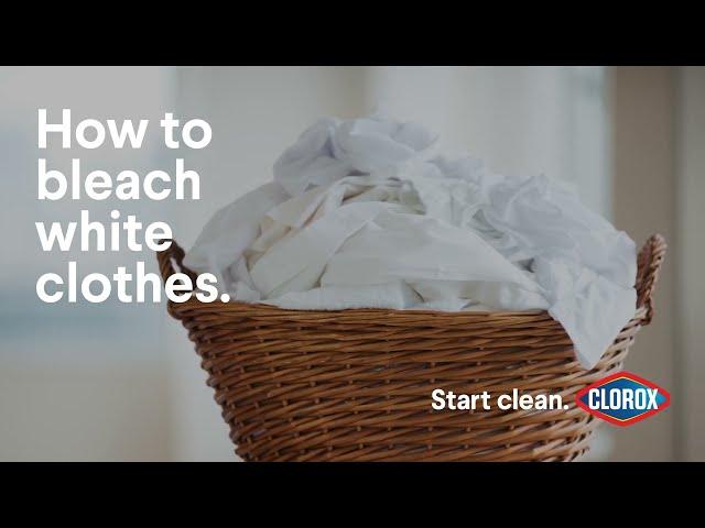 How to Bleach White Clothes with Clorox