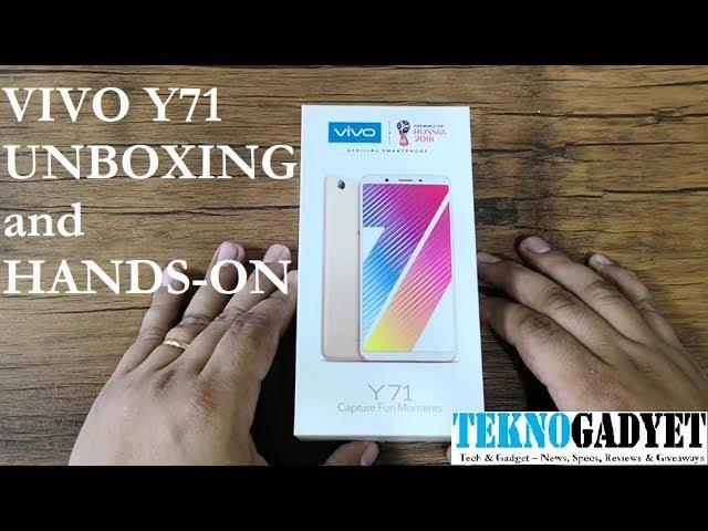 Vivo Y71 Unboxing and Hands-on