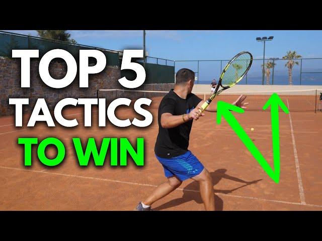 TOP 5 Tricks To Win More Tennis Matches - Tactics and Strategy