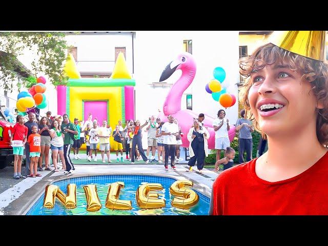 SURPRISING NILES FOR HIS 13TH BIRTHDAY!!!