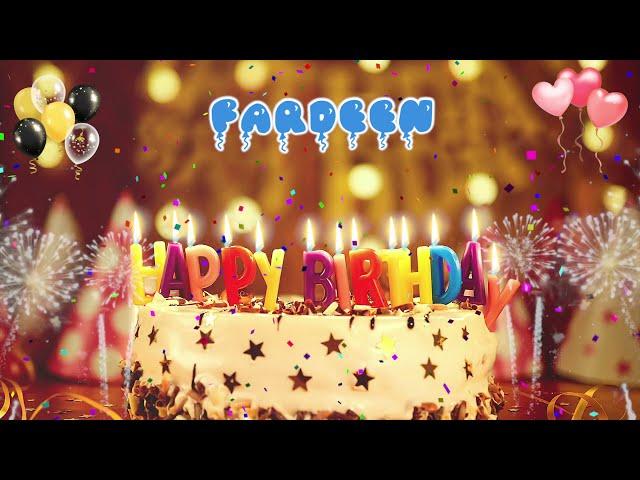 FARDEEN Birthday Song – Happy Birthday to You