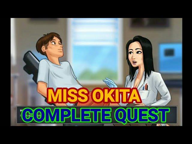 Summertime saga 0.20.8 | MISS OKITA walkthrough gameplay