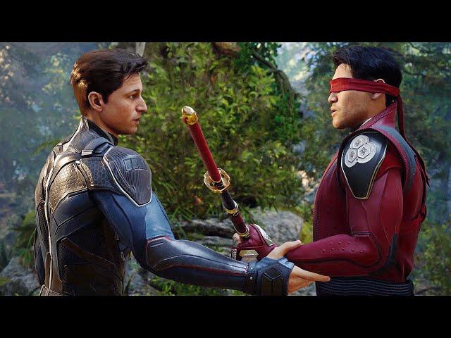 Johnny Cage and Kenshi being Best Friends for 16 minutes (All Jokes and Banters) - Mortal Kombat 1