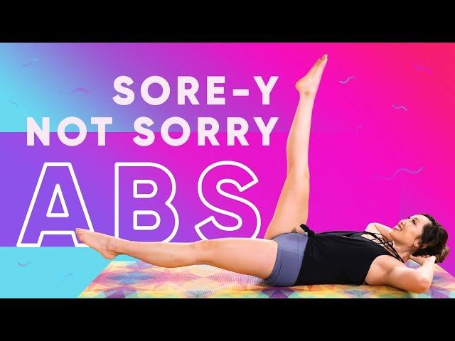 Sore-y Not Sorry Ab Workout Challenge | Sorry Not Sorry by Demi Lovato