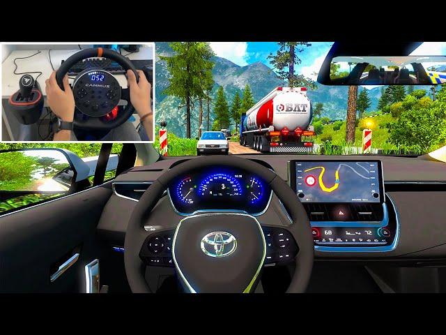 2020 Toyota Crolla - Euro Truck Simulator 2 Gameplay | Steering Wheel Gameplay