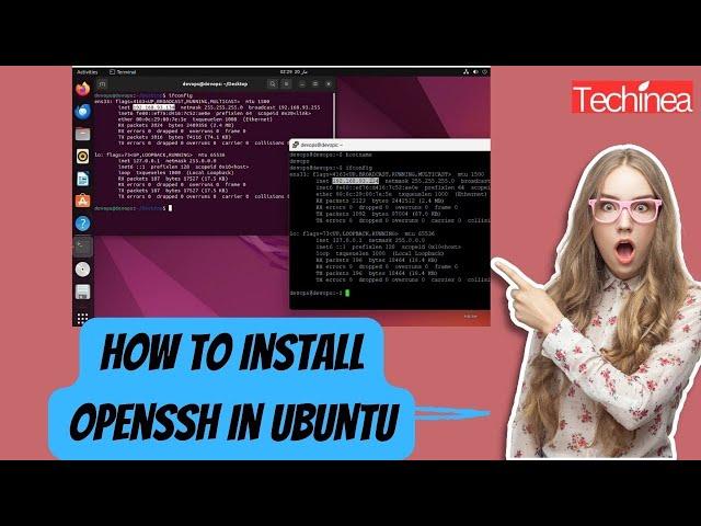 How to install openssh in ubuntu linux | sudo apt install openssh-server #ubuntu #linux #openssh