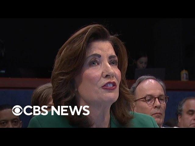 Watch: Hochul blasts Trump administration for Los Angeles actions, says migrants are being abducted